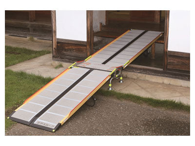 (代引き不可) ケアメディックス ジョイント台 CS-J ケアスロープJ専用 (スロープ 屋外用) 介護用品