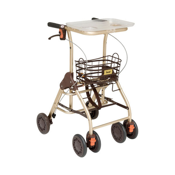 シルバーカー おしゃれ 散歩 シニア 幸和製作所 テイコブリトルホーム WAW05 (シルバーカー 歩行車 室内用 歩行補助 歩行安定)介護用品 軽量 コンパクト 歩行補助 買い物 ショッピングカー 老人車 手押し車 介護 人気 送料無料 高齢者