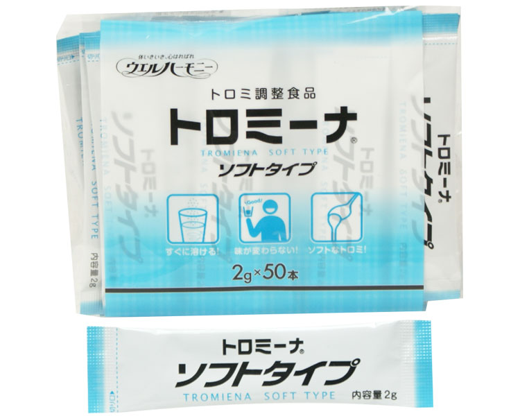 介護食品 とろみ調整 嚥下補助 トロミーナ ソフトタイプ 2g×50本 ウエルハーモニー 介護用品