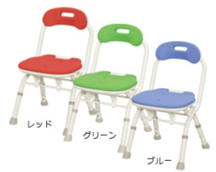 アロン化成 安寿 折りたたみシャワーベンチFC 背付タイプ 536-059 536-060 536-061 (介護用 風呂椅子 介護 浴室 椅子 チェア 折りたたみ) 介護用品