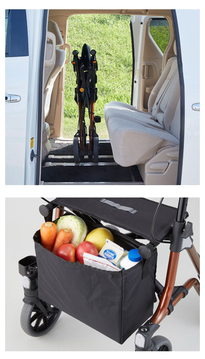 歩行車 トライリンク 532-320 アロン化成 (折りたたみ 歩行補助) 介護用品