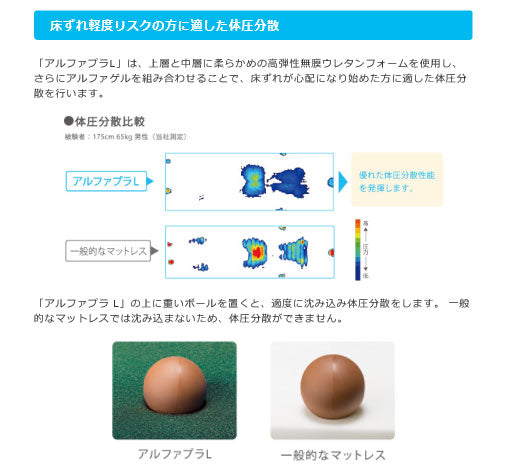 (代引き不可) アルファプラL 通気カバータイプ MB-LA0R 100cm幅レギュラー タイカ (マットレス 介護ベッド 褥瘡予防 マット 体圧分散 床ずれ予防 通気) 介護用品
