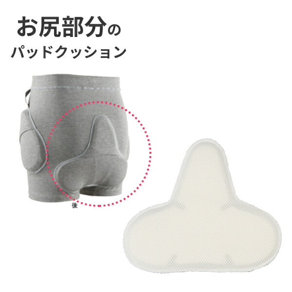 (代引き不可) ラ・クッションパンツII用 パッドクッションのみ お尻用 (おしり部分用 替えクッション) 介護用品