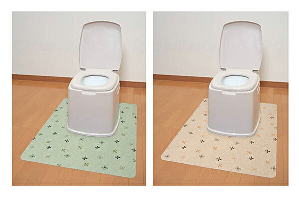ポータブルトイレマット 大判 KJ-20 KJ-21 サンコー (トイレ マット 消臭 介護) 介護用品