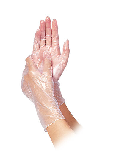 タケトラプラスチック手袋200パウダーフリー 075881 200枚入 SS S M L 竹虎 ヒューマンケア事業部 (介護 手袋 使い捨て) 介護用品