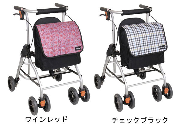 シルバーカー シニア おしゃれ 散歩 テイコブリトルハイII WAW15 幸和製作所 (歩行車 歩行補助 手押し車 コンパクト 折りたたみ) 介護用品 軽量 座れる コンパクト 歩行補助 買い物 ショッピングカー 老人車 手押し車 介護 人気 送料無料