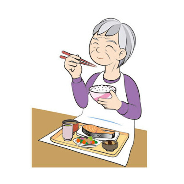 エブケアディスポ食事用エプロン 6021 50枚入 エブノ (介護 エプロン 食事用エプロン) 介護用品