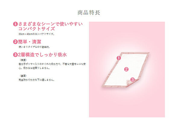 業務用 リフレ 便利なミニシート 92425 240枚入 リブドゥコーポレーション (介護 シート) 介護用品