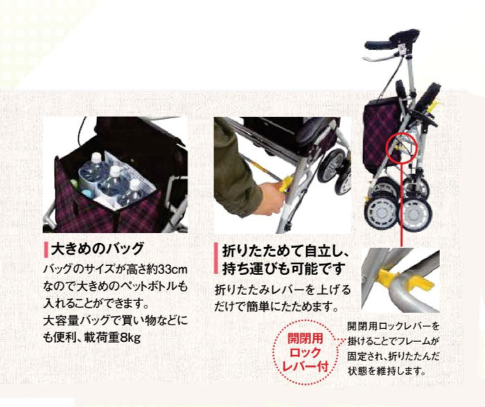 シルバーカー 散歩 おしゃれ シニア シンフォニーワイドSPII 島製作所 (介護 歩行車 折りたたみ) 介護用品 軽量 座れる コンパクト 歩行補助 買い物 ショッピングカー 老人車 手押し車 介護 人気 送料無料 高齢者 ギフト 敬老の日