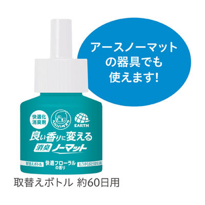 ヘルパータスケ 良い香りに変える消臭ノーマット 取替えボトル 快適フローラルの香り 45mL アース製薬 (介護 消臭) 介護用品