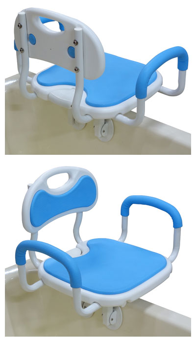 回転バスボード 極楽 BBK-002 ユニトレンド (介護 風呂 椅子 入浴補助) 介護用品