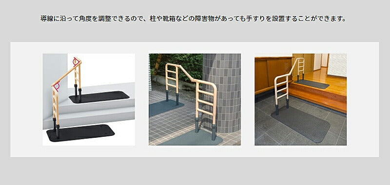 (代引き不可) ルーツエントランス MNTPOE2 両手すり仕様 モルテン (手すり 転倒防止 歩行補助 介護) 介護用品