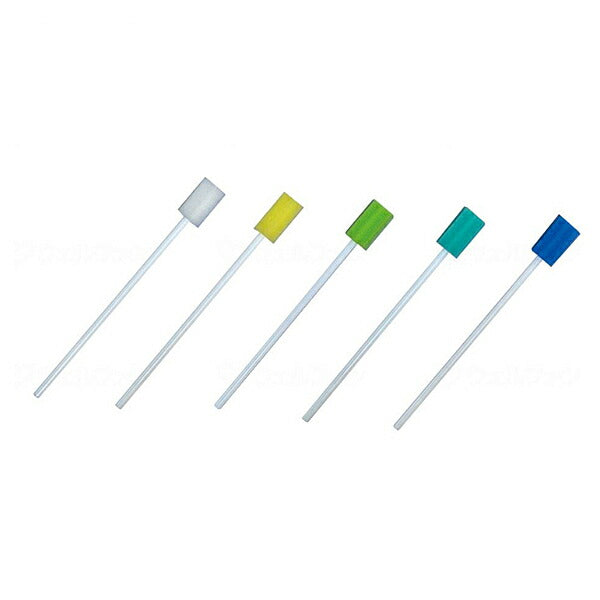 レインボーデントスワブ FR-202 300本 (5色×各60本)入 ファーストレイト (介護 口腔ケア 口腔清拭用) 介護用品