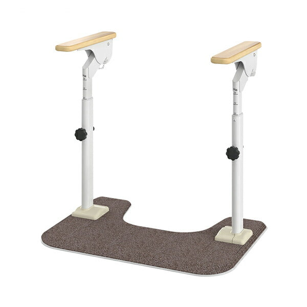 安寿 ATTOGRIP(アットグリップ)トイレサポート H-T 両側はねあげ 870-088 アロン化成 (トイレ 手すり 立ち上がり 補助手すり 転倒防止) 介護用品