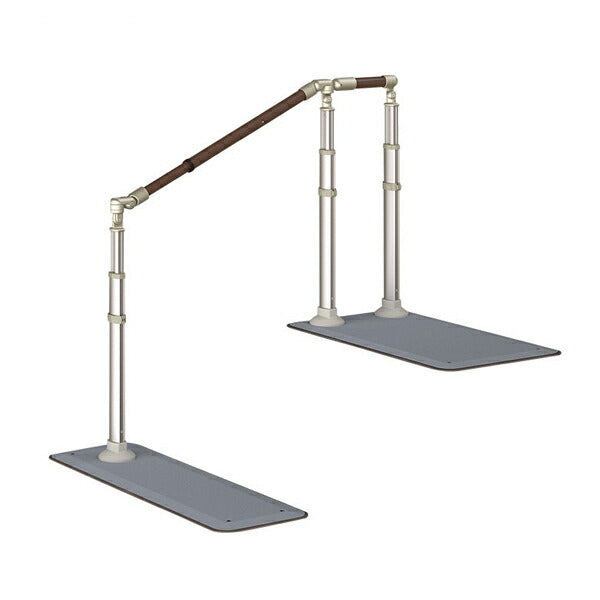 安寿 ATTOGRIP(アットグリップ)伸縮手すり AT-C-E800-S 870-164 片側タイプ アロン化成 (介護 手すり 支え 階段タイプ) 介護用品