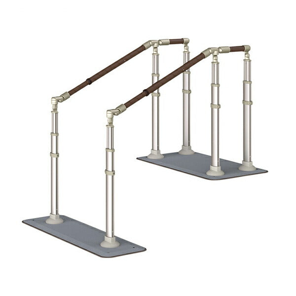 安寿 ATTOGRIP(アットグリップ)伸縮手すり AT-C-E800T-S 870-165 両側タイプ アロン化成 (介護 手すり 支え 階段タイプ) 介護用品