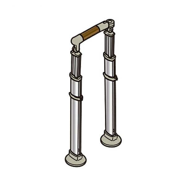 安寿 ATTOGRIP(アットグリップ)AT-C共通支柱セット 592-395 アロン化成 (介護 手すり 支柱) 介護用品