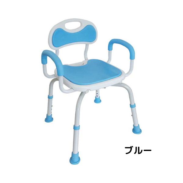 (代引き不可)回転シャワーチェアー 極楽 SCK-002OR SCK-002BL ユニトレンド (入浴介助 シャワーチェアー 介護) 介護用品