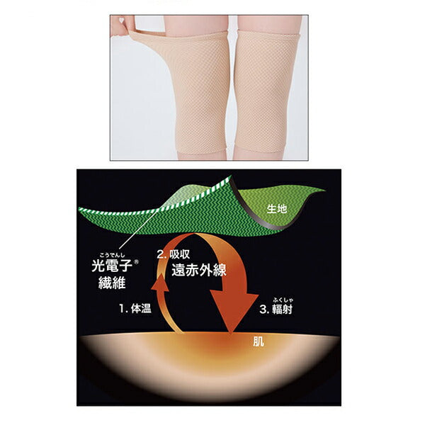 藤本式 遠赤ケアサポーター ひざ用 2枚入 047762700 047762000 セルヴァン (介護 サポーター) 介護用品