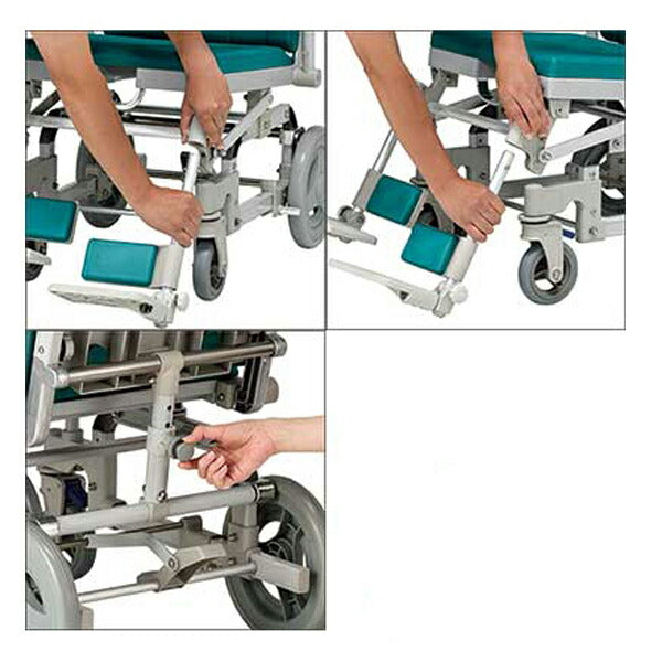 (法人様限定 代引き不可) はいらーくチルト U型シート HR032 ウチヱ (お風呂 椅子 浴用 チルト シャワーキャリー) 介護用品