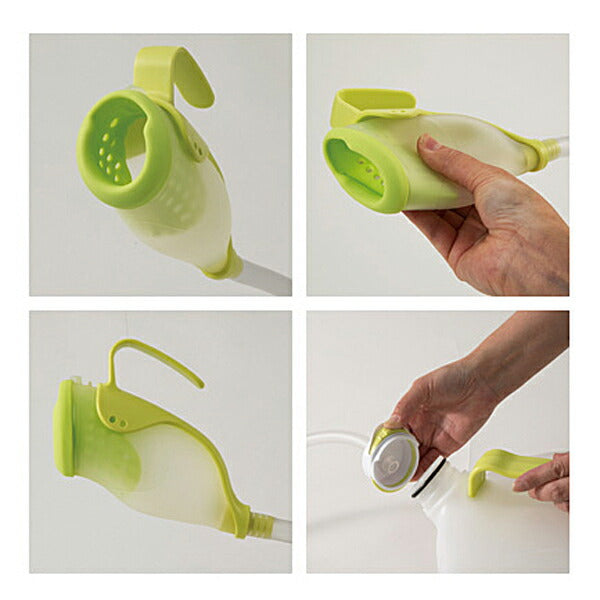 男性用採尿器 手持ちユリナー AS-TUR010 朝日産業 (尿器 介護 排泄 男性用) 介護用品