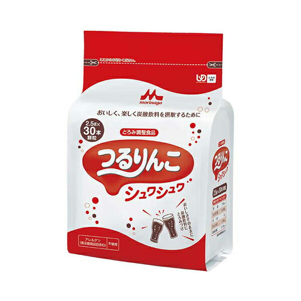 クリニコ 介護食 つるりんこシュワシュワ 0657016 2.5g×30本 (トロミ調整食品 トロミ剤 食事補助 嚥下補助) 介護用品