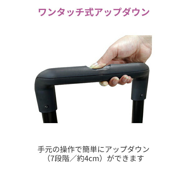ショッピングカート キャリーバッグ 大容量 おしゃれ メロディ カーゴ グレイッシュローズ スモーキーブルー 島製作所 (ウォーキングカート 買い物 カゴ置き) 介護用品