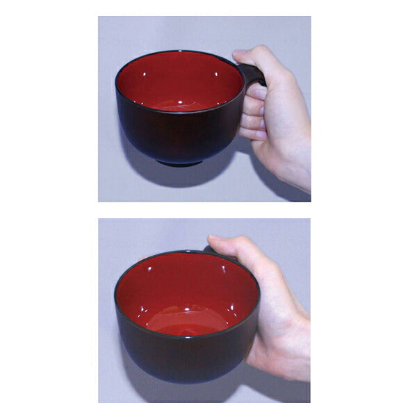 台和 取っ手付き汁椀 HS-N30（介護用食器 介護用汁碗 便利用品）介護用品
