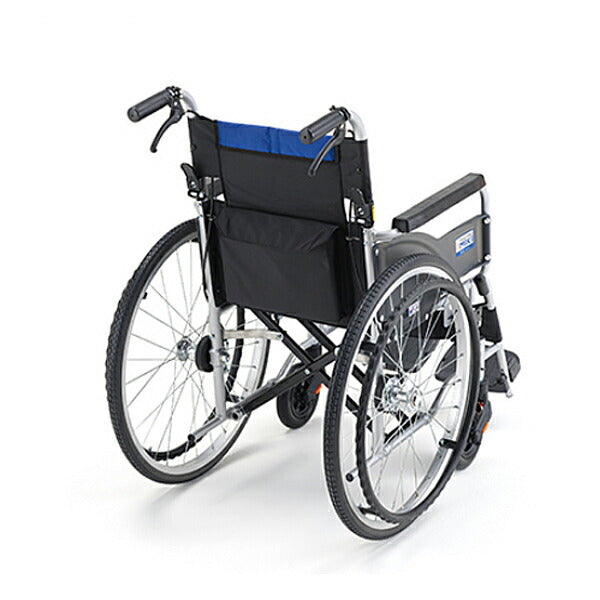 車椅子 軽量 コンパクト (代引き不可) アルミ製自走式車いす BAL-R1 ミキ ノーパンクタイヤ 座幅40cm (折りたたみ 自走用車椅子 車いす 介護用品)