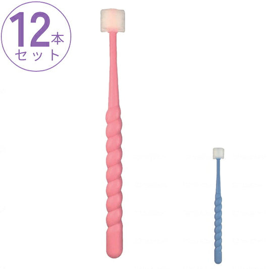 (12本セット) 360do BRUSHφ（360ドゥーブラシ ファイ）DPH-A 大きめヘッド STI-IR 介護 多目的 口腔ケア 大人用 歯ブラシ 舌ブラシ 入れ歯ケア 介護用品