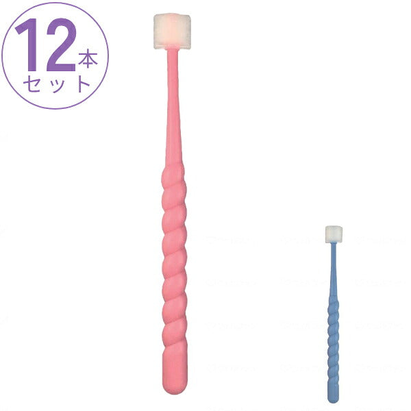 (12本セット) 360do BRUSHφ（360ドゥーブラシ ファイ）DPH-A 大きめヘッド STI-IR 介護 多目的 口腔ケア 大人用 歯ブラシ 舌ブラシ 入れ歯ケア 介護用品