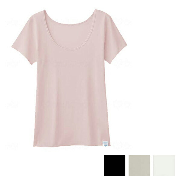 介護肌着 女性用 裏表無し レディース半袖インナー CC24AW-6　HONESTIES 介護衣類 下着 インナー 介護用品