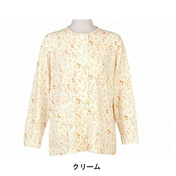 介護パジャマ 介護 パジャマ 介護用 婦人パジャマ 全開タイプパジャマトップ 長袖・マジックテープ DNL588 M〜L ワコール 介護用パジャマ 女性 婦人 マジックテープ 入院用パジャマ 介護 介護衣類 介護用品