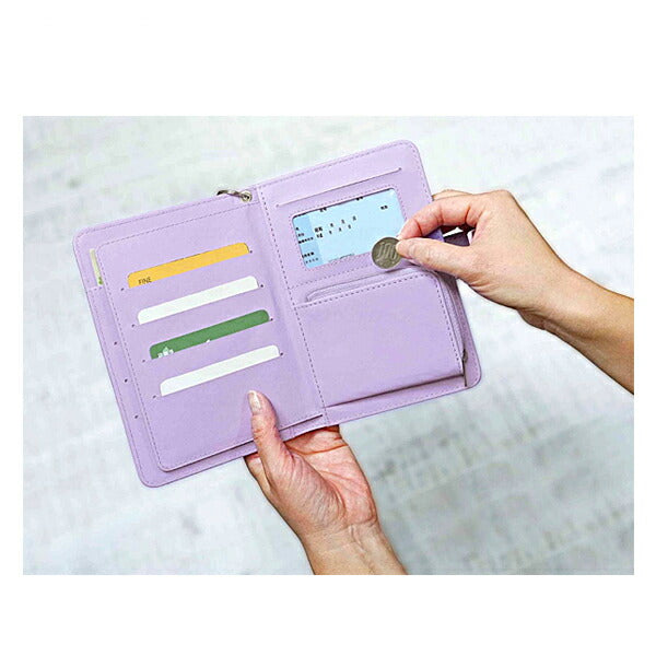 通院手帳小銭入れ＆リールストラップ付 FIN-981 ファイン 介護 便利用品 日常生活 介護用品