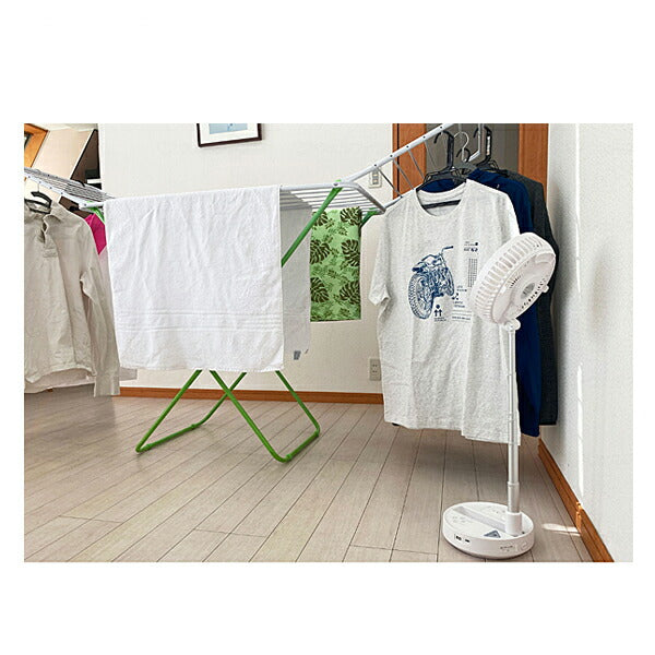 EXELUX コードレス静音サーキュレーター扇風機 20cm PAN-EC8-GY PAN-EC8-WH メテックス 介護 サーキュレーター 扇風機 日常生活 便利 介護用品