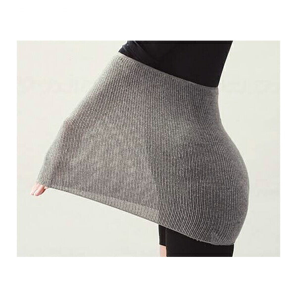 介護 衣類 肌着 備長炭 のびる腹巻 グレー フリーサイズ 4803 ハヤシ・ニット(ビビエルボ) 介護 腹巻 はらまき 備長炭シリーズ 介護用品