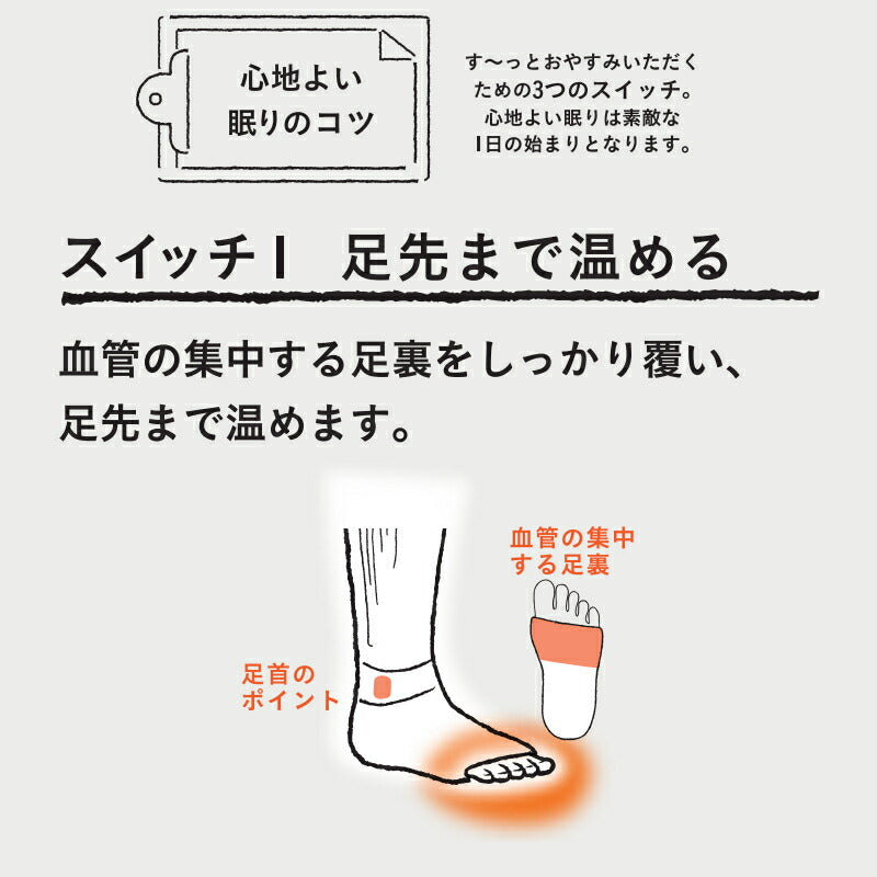 (2足セット) 靴下サプリ まるでこたつ おやすみスイッチ 1足 22〜25cm 岡本 レッグウォーマー 冷え性 足首 ふくらはぎ あたたか ソックス あったか socks くつした 冷え性 寒がり 介護用品