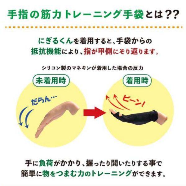 にぎるくん 三笠 介護用品 手 拘縮 にぎにぎ 日本製 指先 トレーニング リハビリ