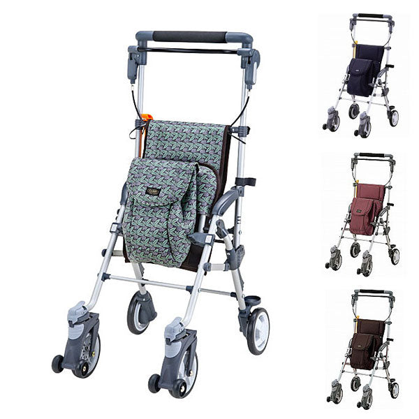 シルバーカー 折りたたみ 座れる キャリースルーンＮ　CS-10 マキテック 手押し車 コンパクトタイプ 介護 介護用品