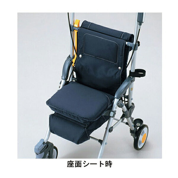 シルバーカー 折りたたみ 座れる キャリースルーンＮ　CS-10 マキテック 手押し車 コンパクトタイプ 介護 介護用品