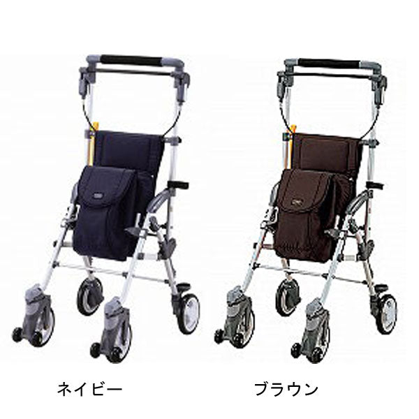 シルバーカー 折りたたみ 座れる キャリースルーンＮ　CS-10 マキテック 手押し車 コンパクトタイプ 介護 介護用品