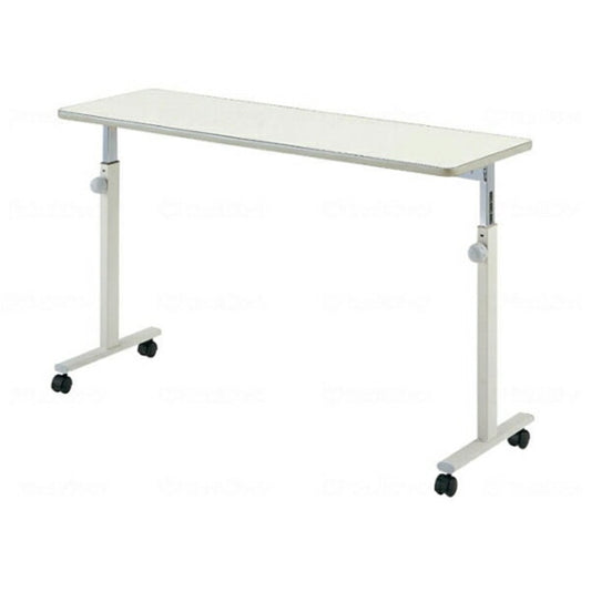 （代引き不可）パラマウント オーバーベッドテーブル KF-813 KF-814（ノブボルト式） アイボリー（日・祝日配達不可 時間指定不可）介護用品 介護ベッド机