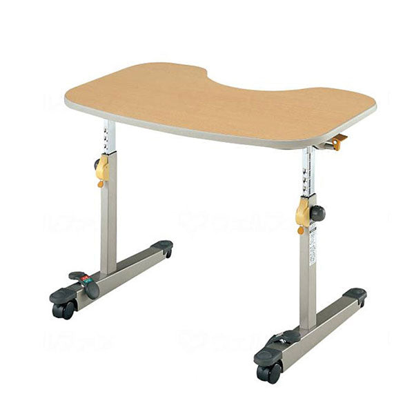 (代引き不可・個人宅限定) パラマウント リハビリテーブル KF-850 (介護 ベッドサイドテーブル 車椅子 テーブル キャスター)  (日・祝日配達不可 時間指定不可) 介護用品 介護ベッド机