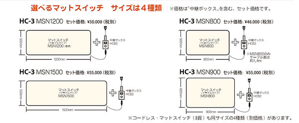 (施設様送り限定) (代引き不可) コールマット・徘徊コールIII HC-3 MS4-1200 テクノスジャパン (介護 ナースコール 探知 離床センサー) 介護用品