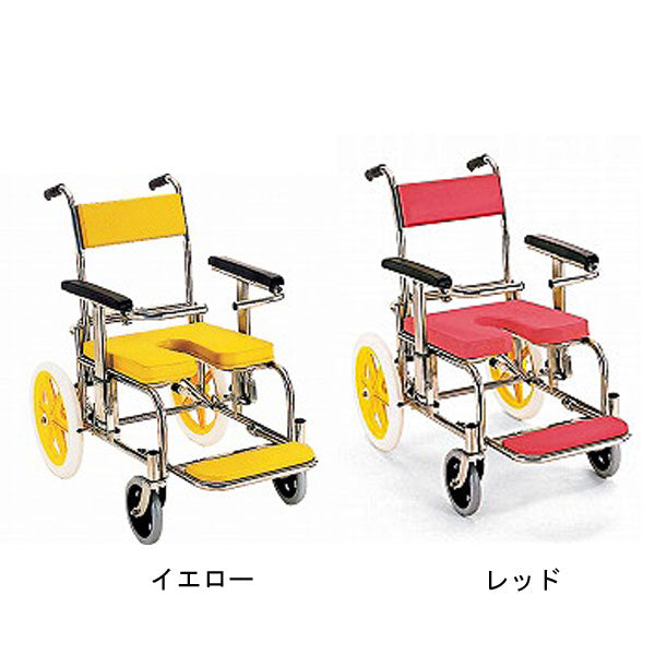 (代引き不可 法人送料無料) 入浴・シャワー用車いす KS2 カワムラサイクル お風呂 椅子 浴用椅子 シャワーキャリー 背付き 介護 椅子 介護用品