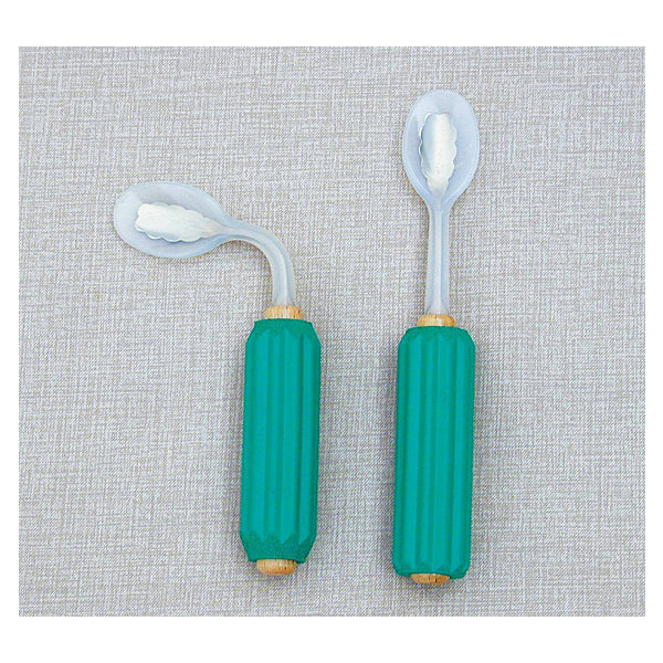 曲げれるゴムスプーン  R-61 斉藤工業 スポンジ付 介護用品