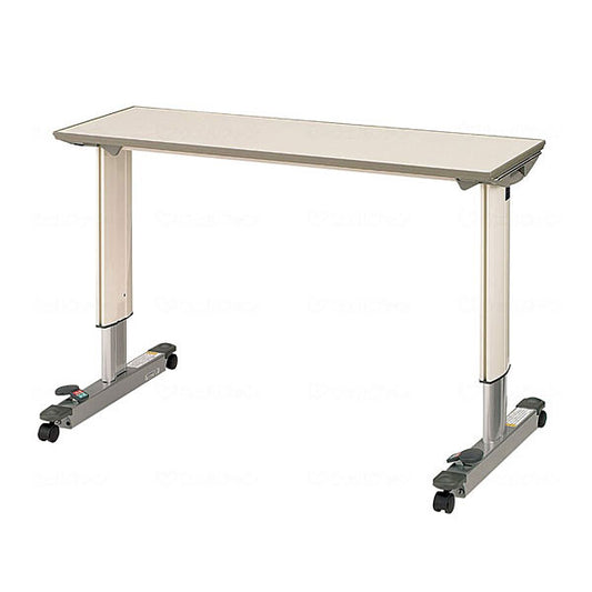 （代引き不可・個人宅限定）パラマウント　オーバーベッドテーブル　91cm用 / KF-833LA（ガススプリング式　テーブル移動ロック機構付き）（日・祝日配達不可 時間指定不可）介護用品 介護ベッド机