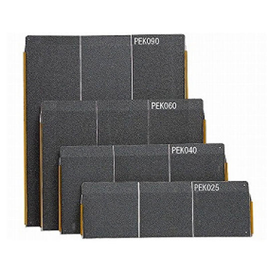 (代引き不可) (法人送料無料) イーストアイ ポータブルスロープ エッジ付1枚板タイプ PEK090 長さ90cm (車椅子 スロープ 段差解消スロープ 屋外用 段差スロープ 介護 スロープ 介護 用 スロープ) 介