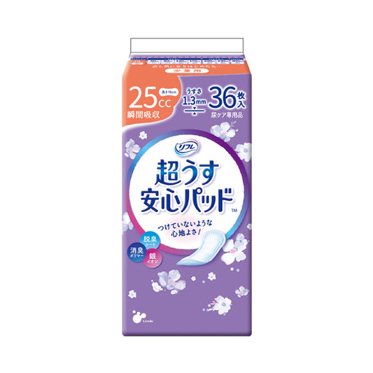 リフレ 超うす安心パッド 25cc 17950→18401 36枚 リブドゥコーポレーション (尿ケア 介護 パッド) 介護用品