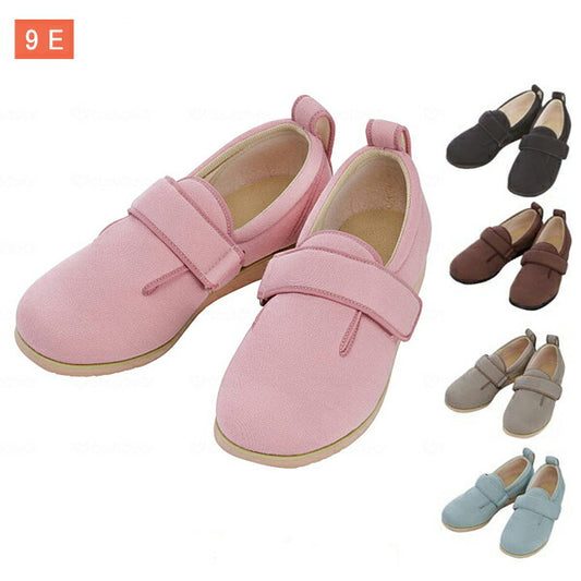 (代引き不可) 介護シューズ あゆみ レディース メンズ おしゃれ 徳武産業 ダブルマジックII 9E 7017 介護靴 屋外 室内履き あゆみシューズ マジックテープ 大きいサイズ むくみ 腫れ 外反母趾 装具対応 介護用品 父の日 母の日 プレゼント